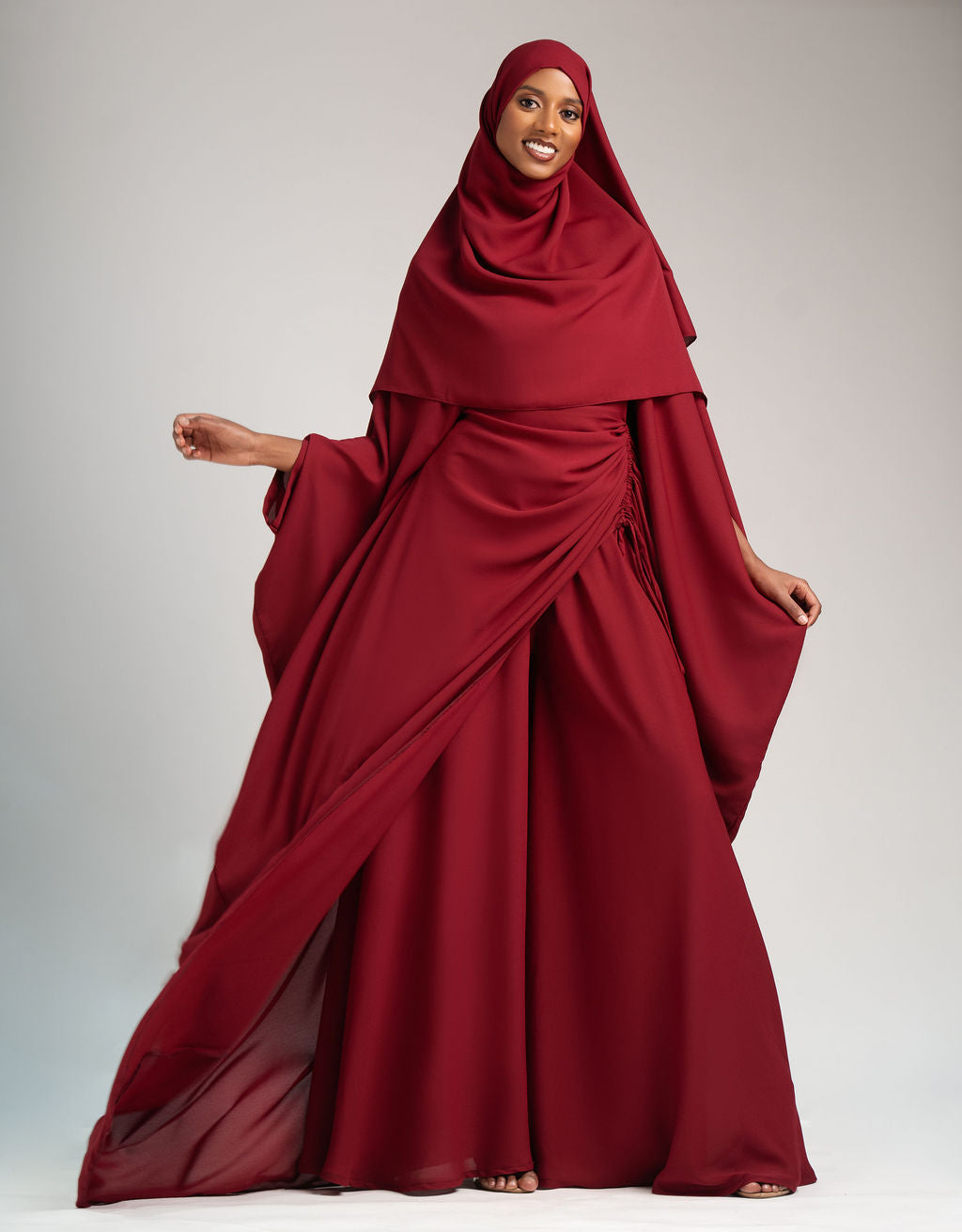Amani Set - Berry (Chiffon)