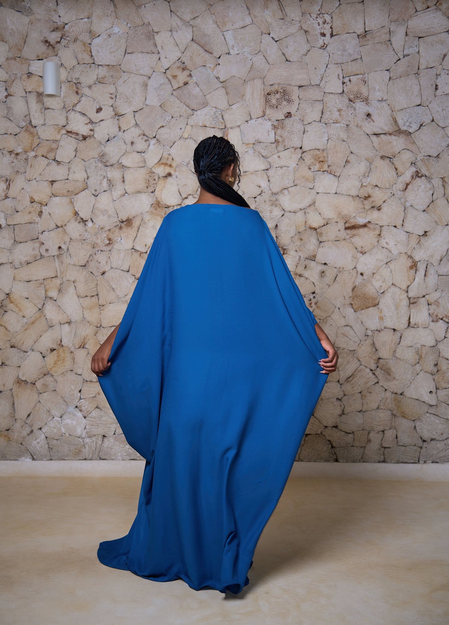 Amani Set - Teal Blue (Chiffon)