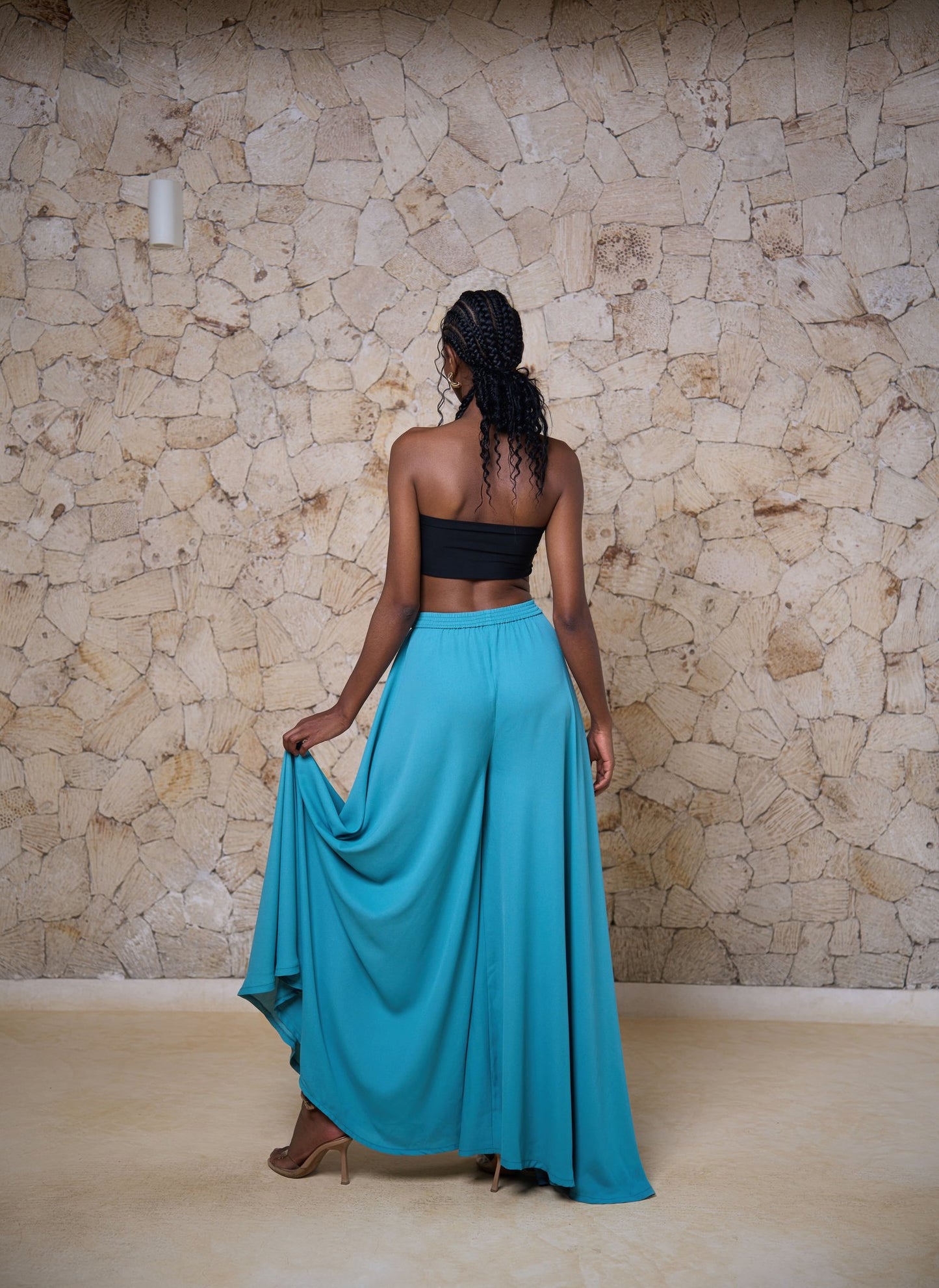 Amani Set - Turqouise Blue (Chiffon)
