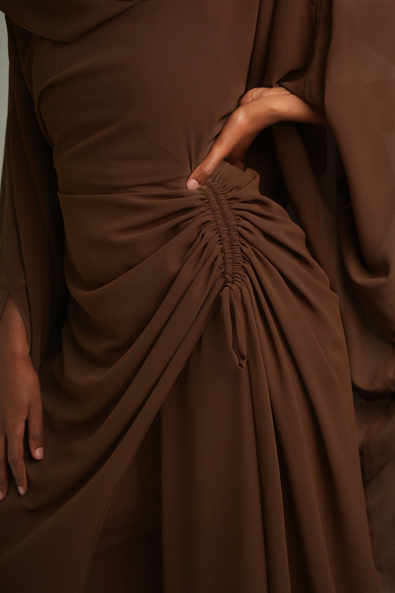 Amani Set - Chocolate (Chiffon)