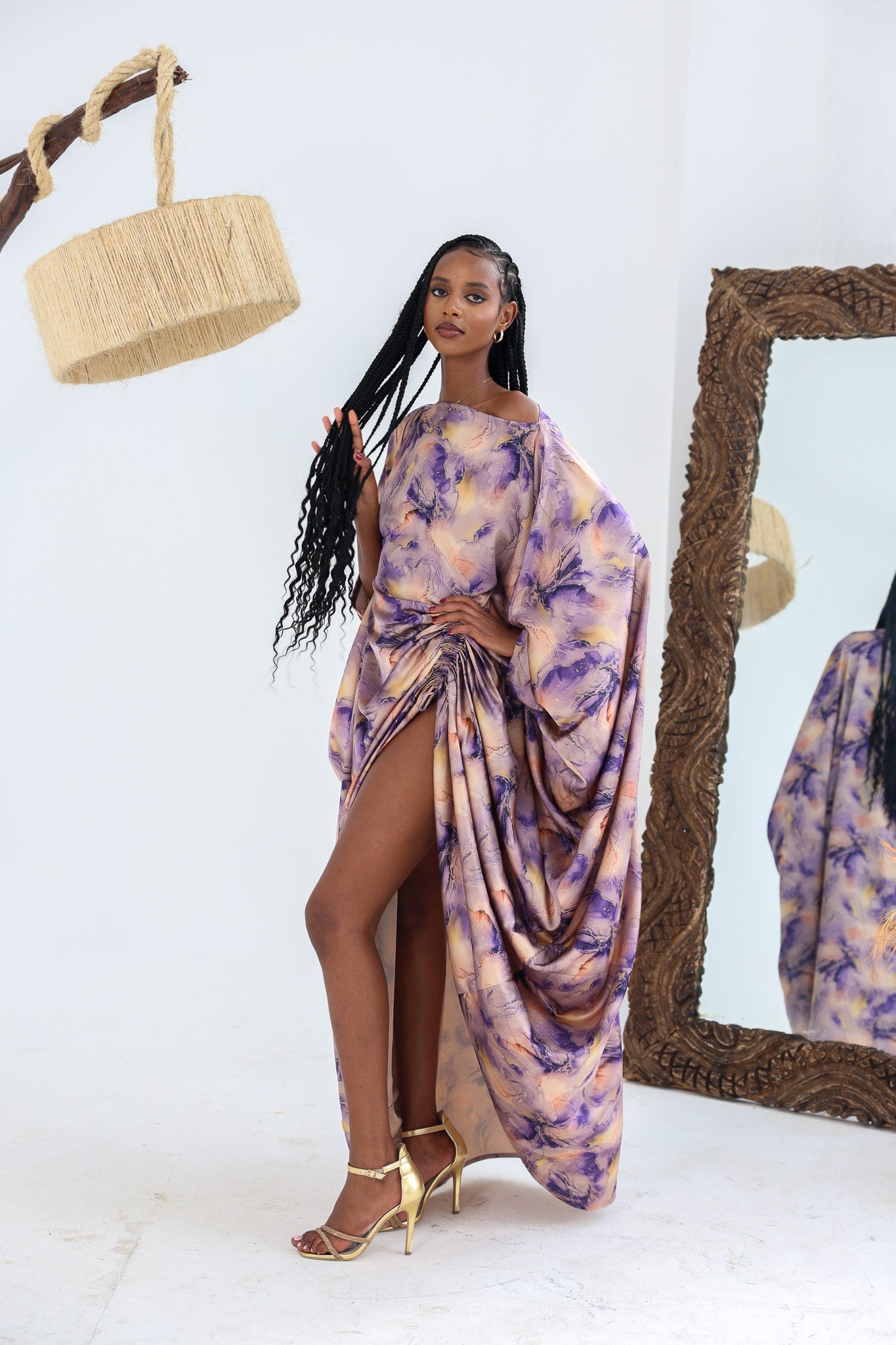 Lavender Mirage Silk Derac