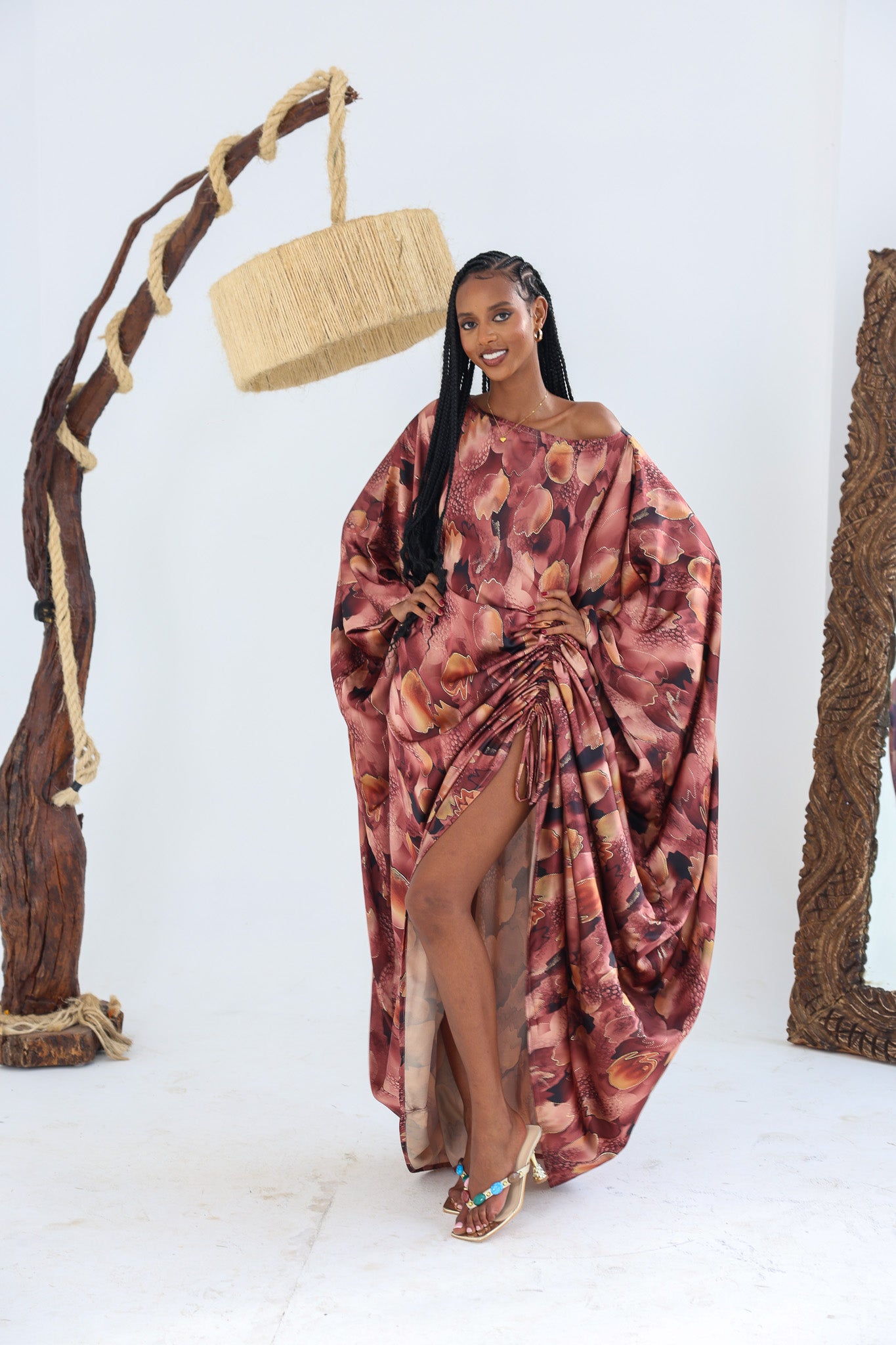 Amber Petal Silk Derac