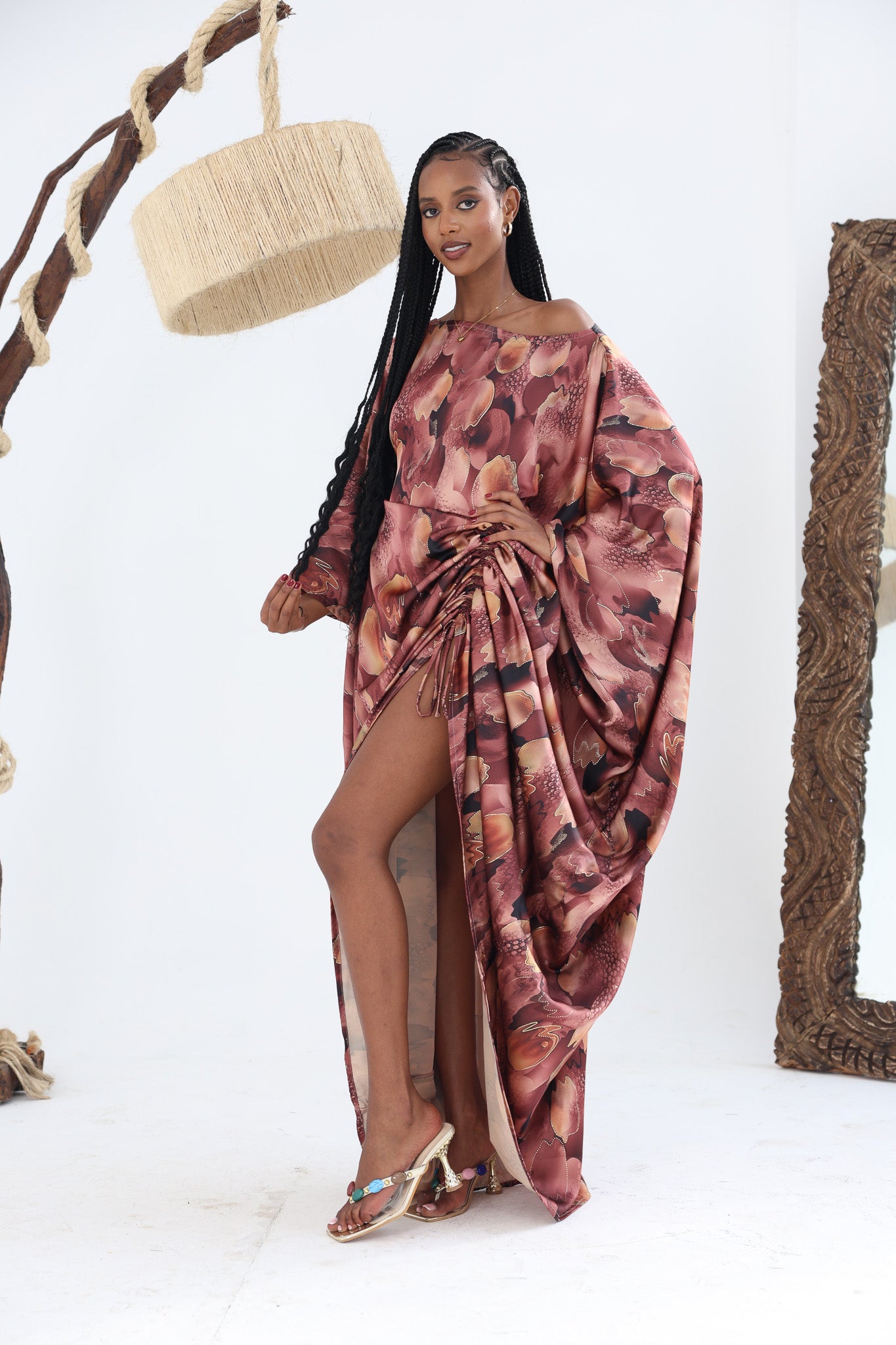 Amber Petal Silk Derac