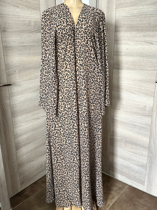 Noir Whisper Chiffon Kimono