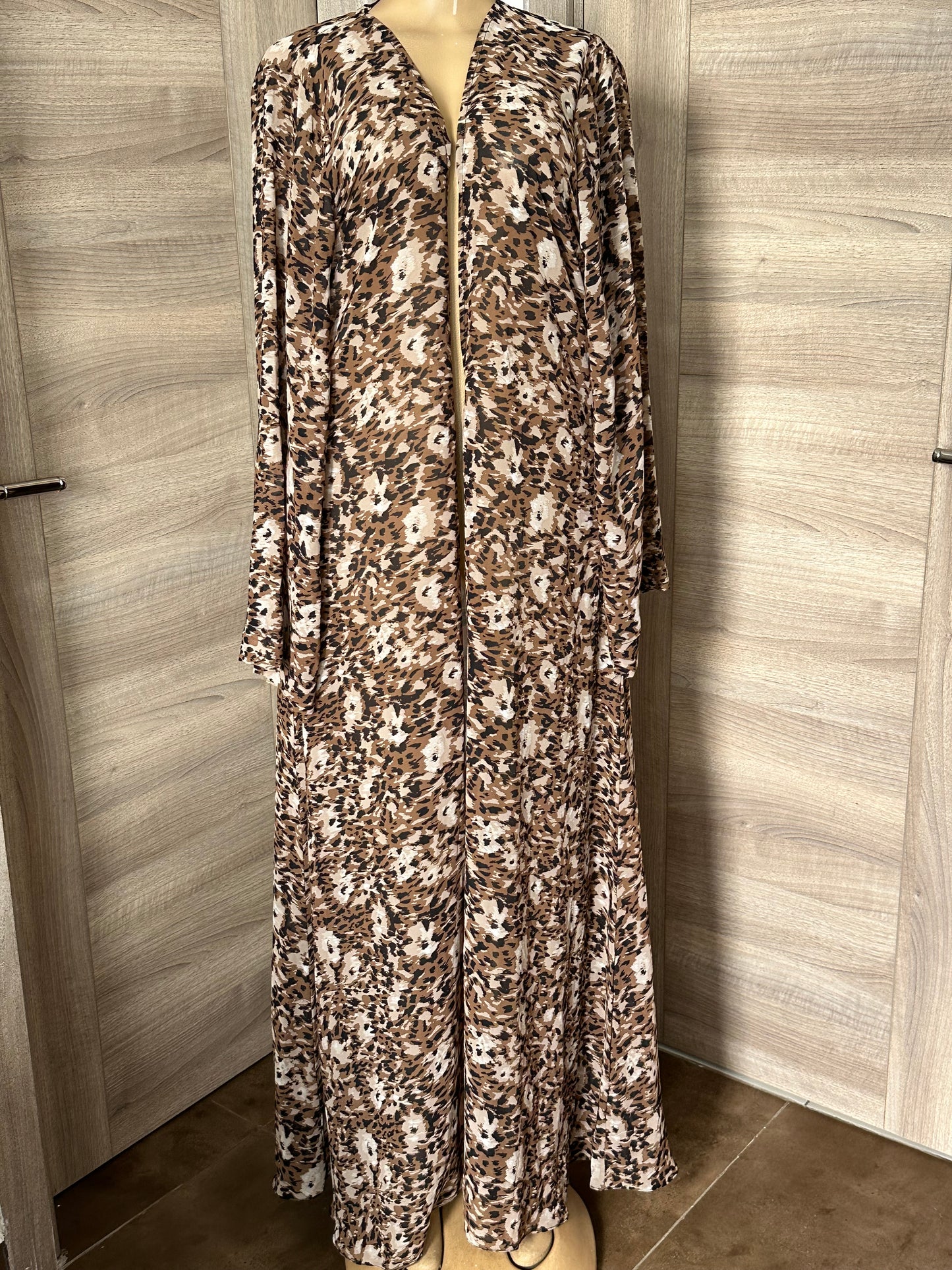 Sahara Drift Chiffon Kimono