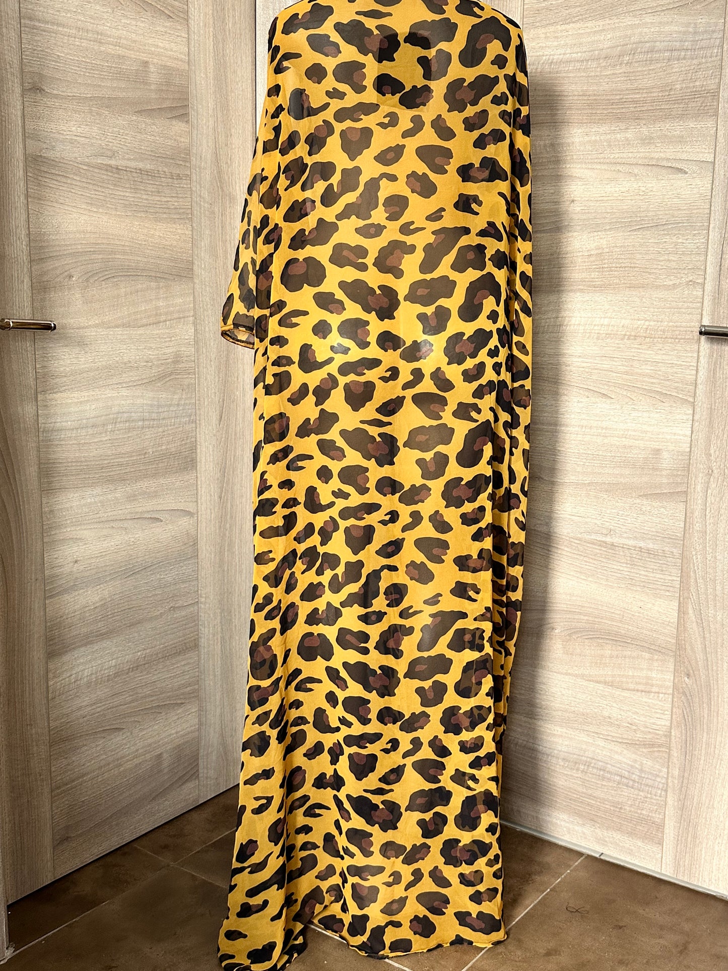 Amber Roar Chiffon Kimono