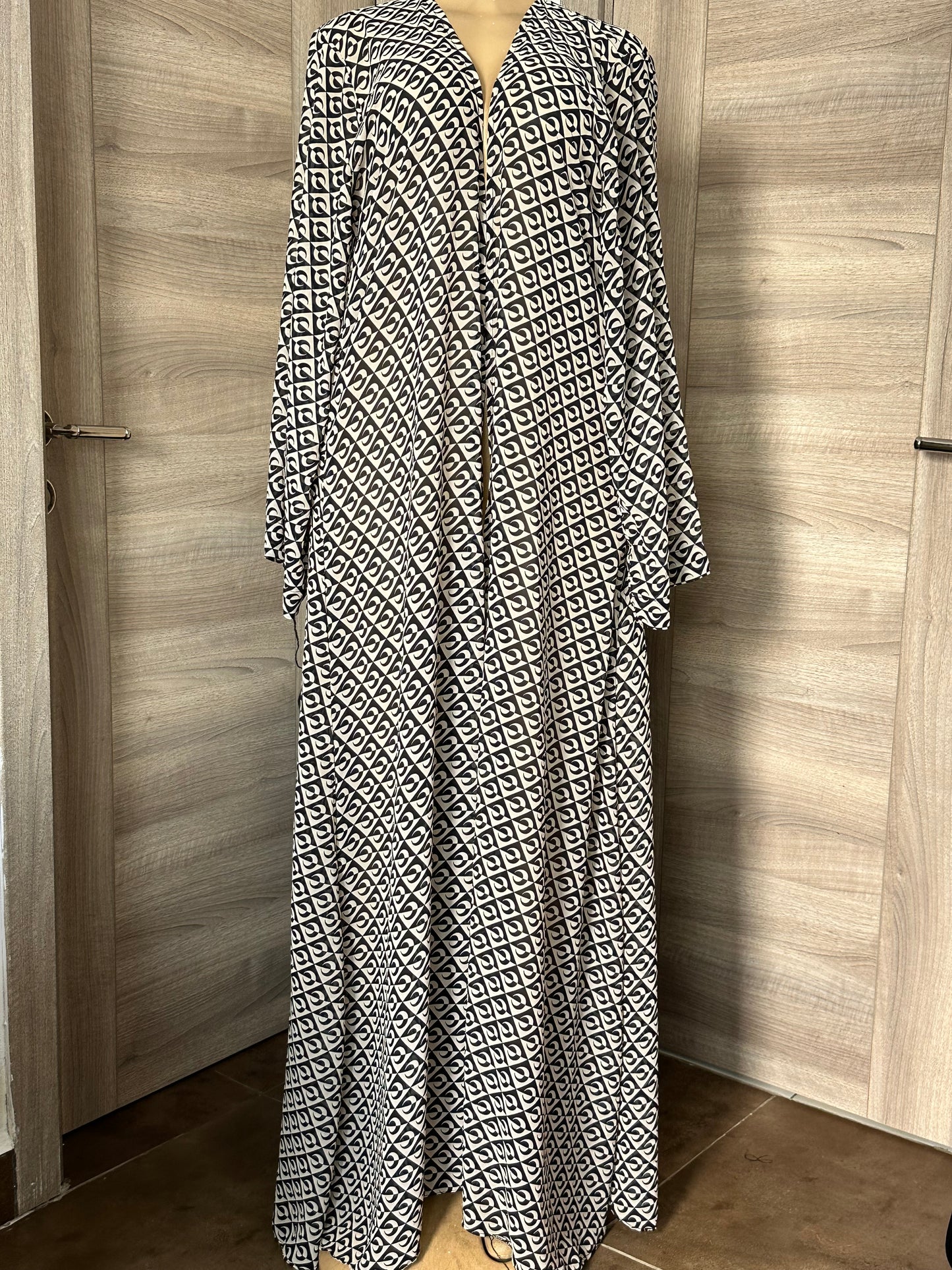 Obsidian Echo Chiffon Kimono