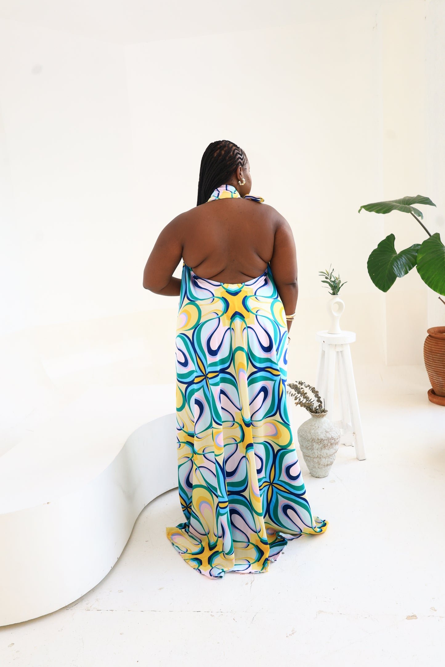 Porcelain Bloom Silk Derac - Amal Derac