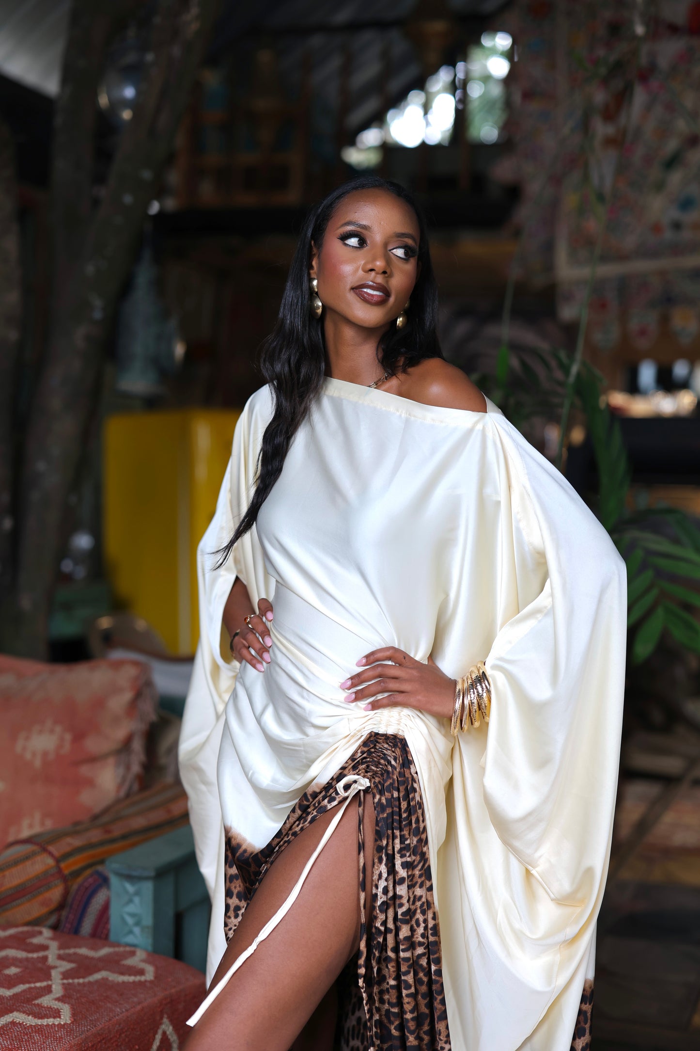 Wild Sands Derac - Silk Maxi Dress