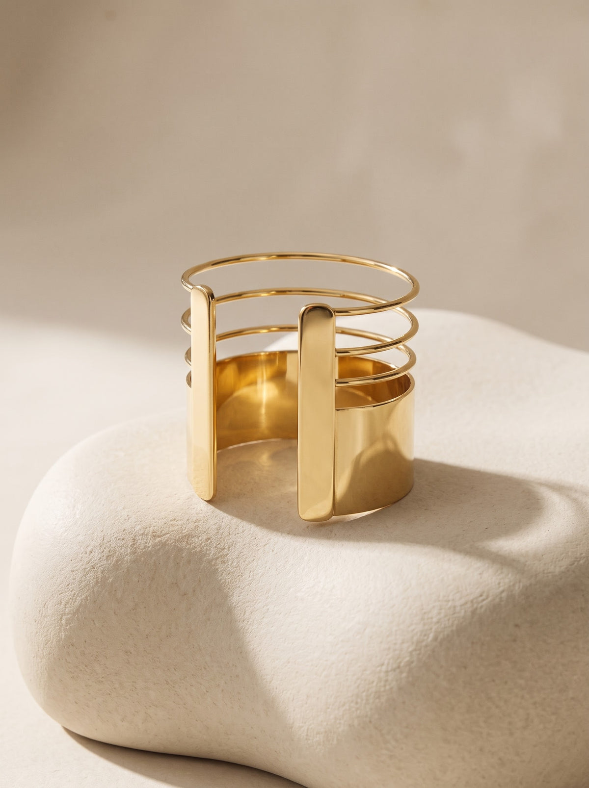 Gold Cut-out Cuff