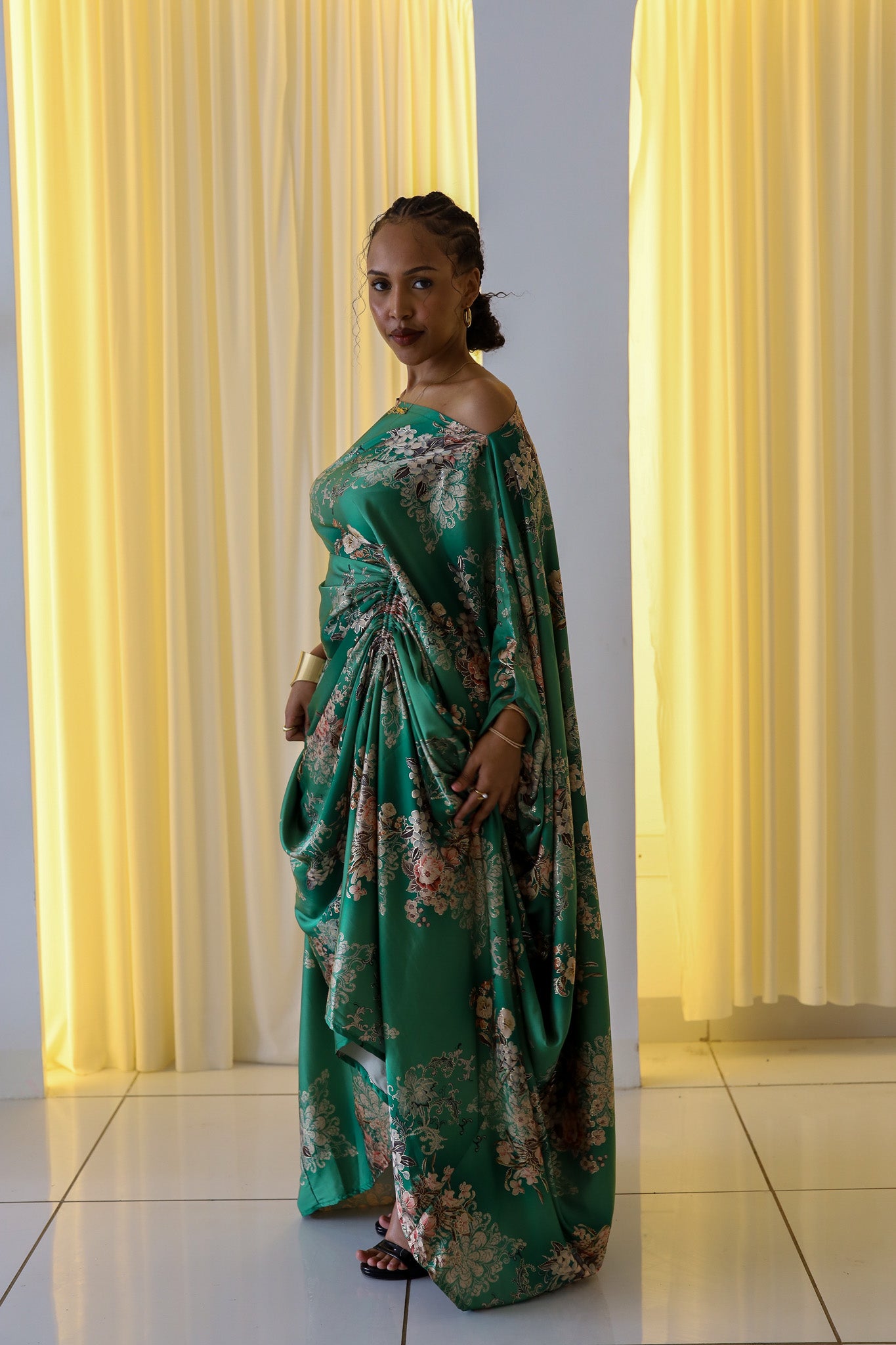 Jade Bloom Silk Derac