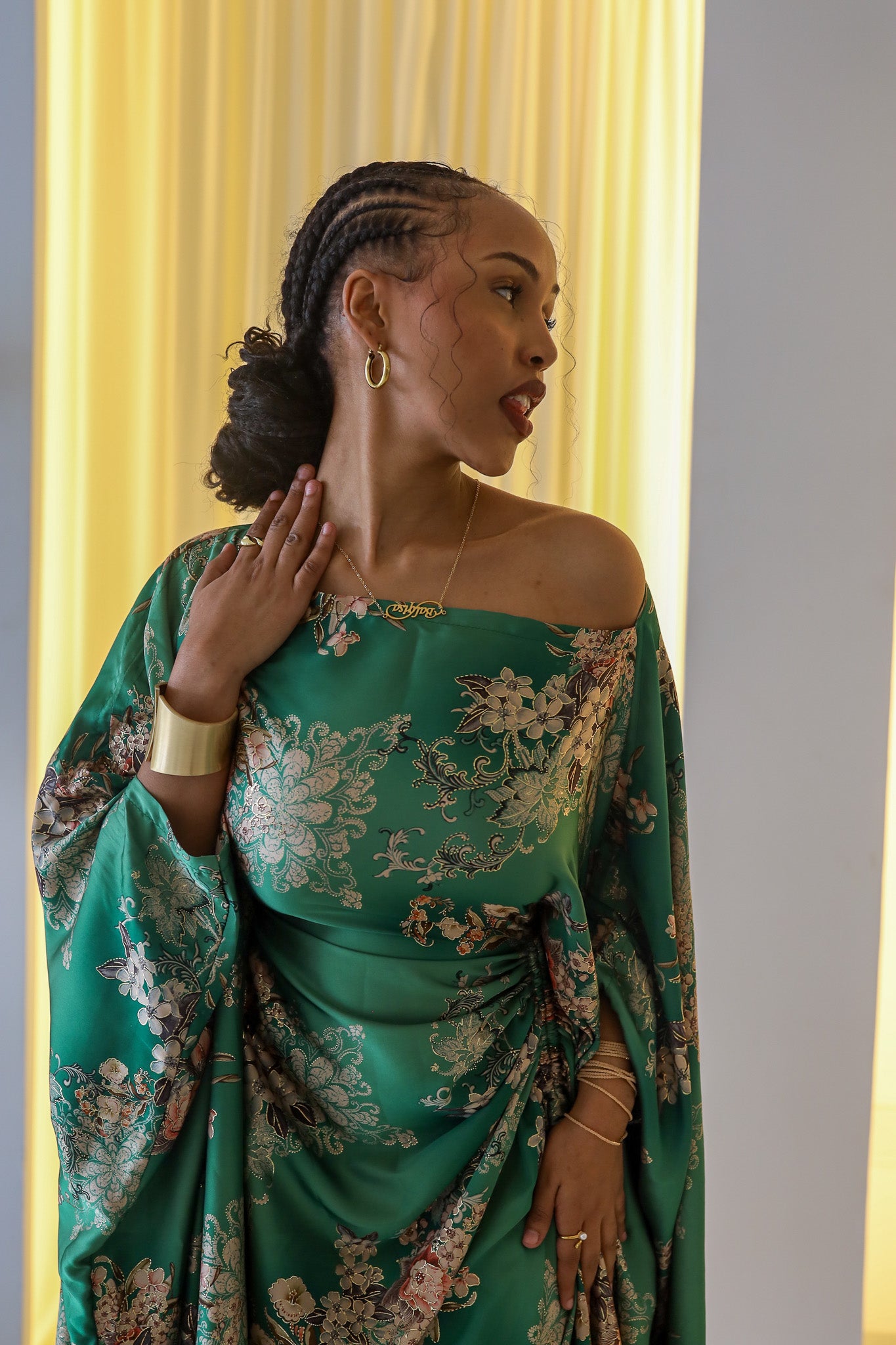 Jade Bloom Silk Derac