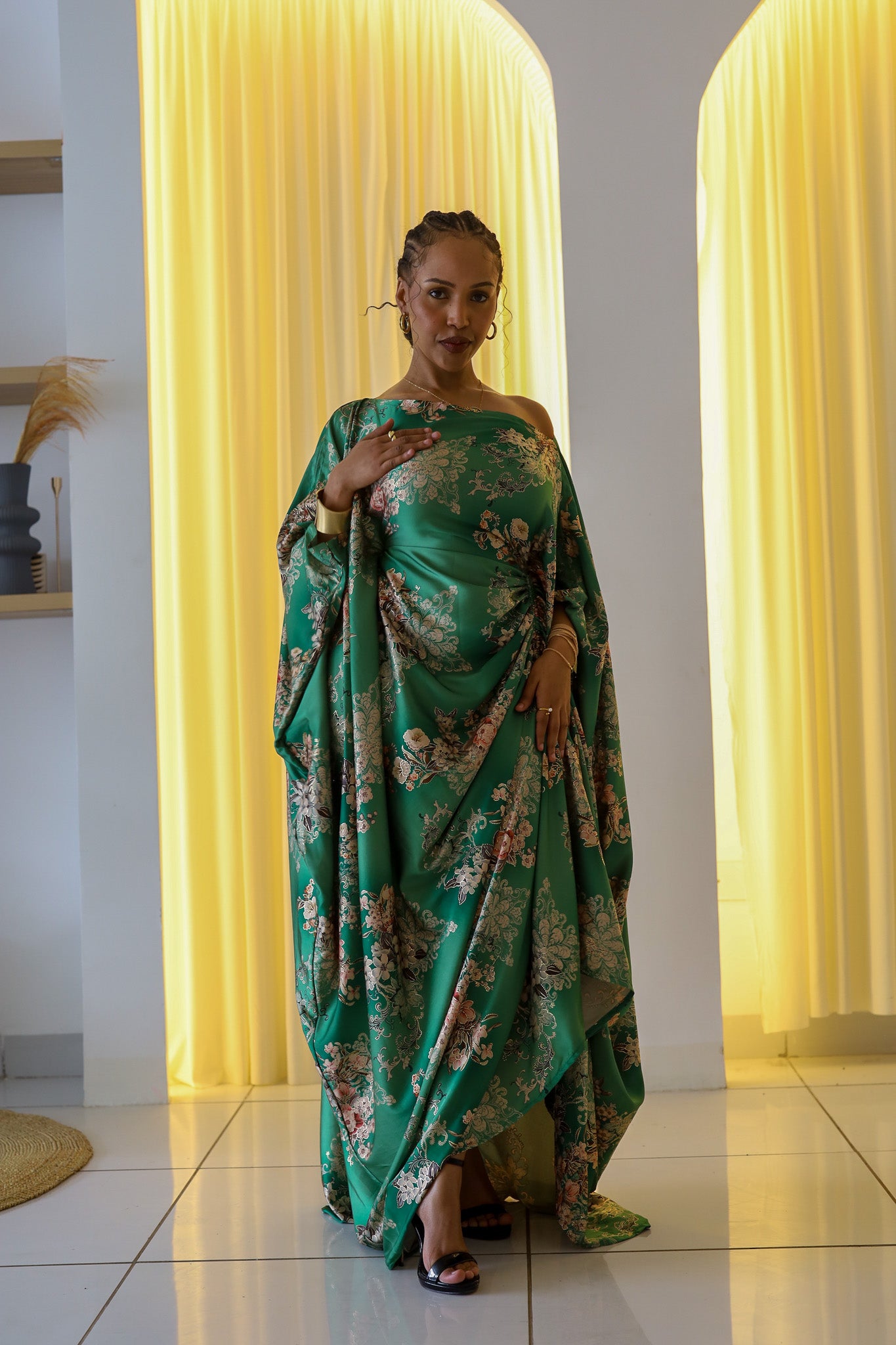 Jade Bloom Silk Derac