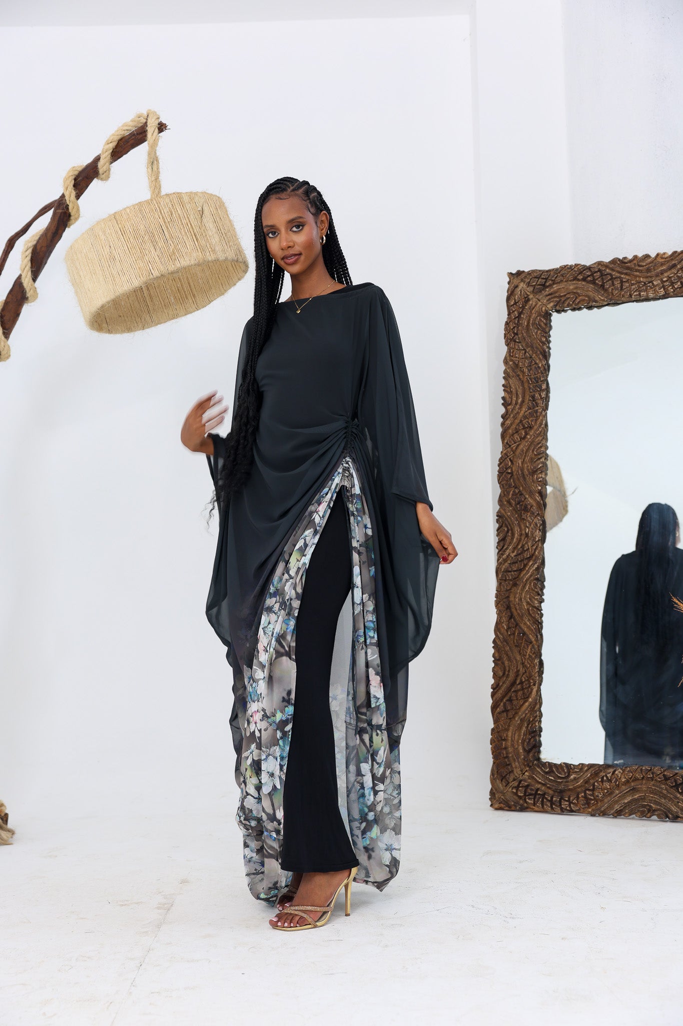Twilight Bloom Chiffon Derac