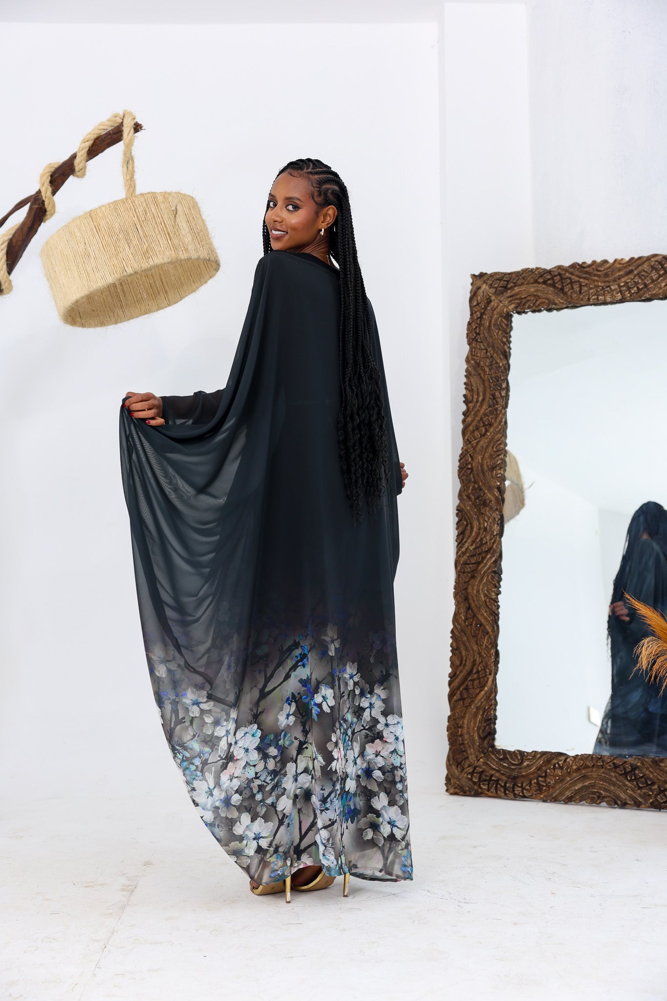 Twilight Bloom Chiffon Derac