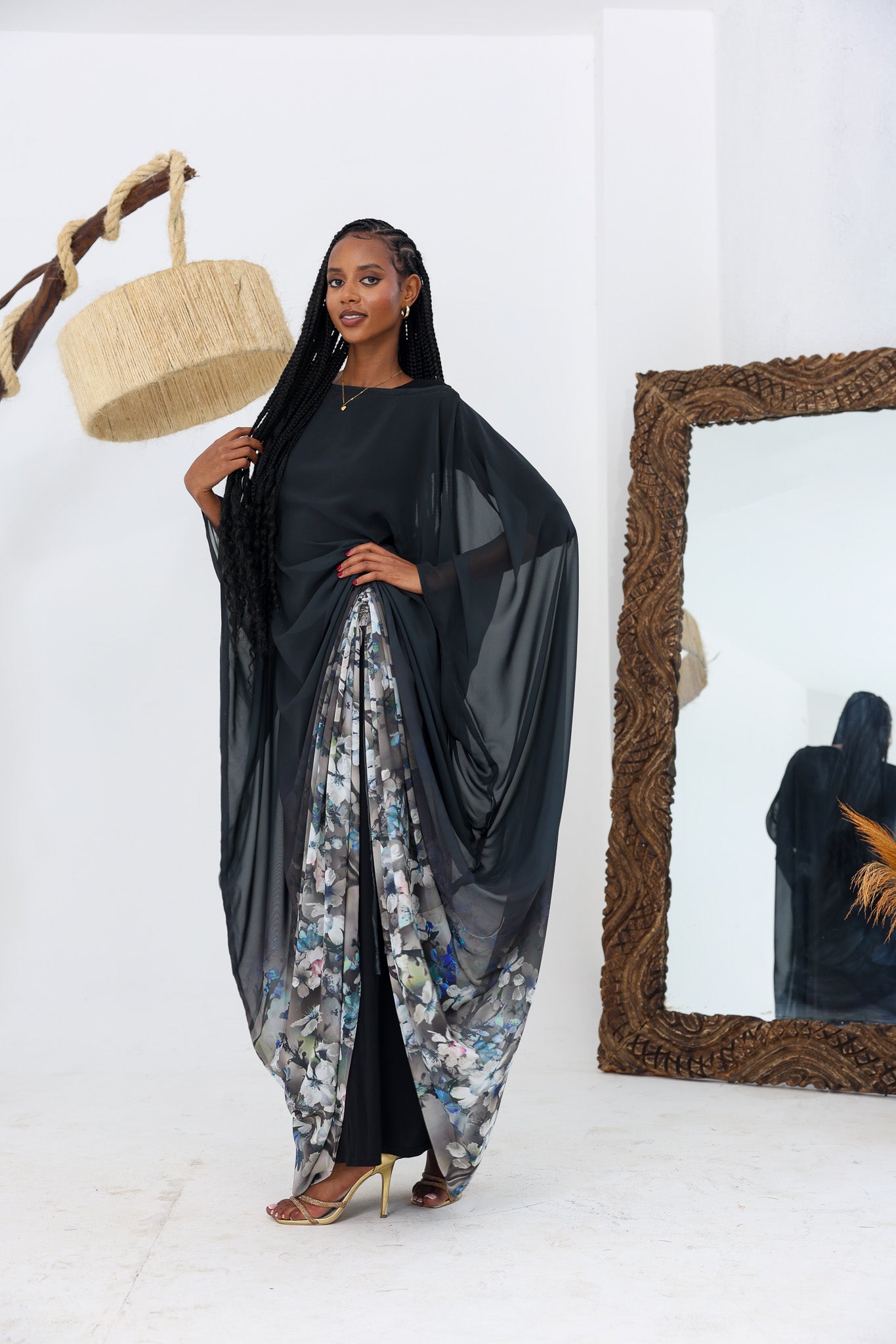 Twilight Bloom Chiffon Derac
