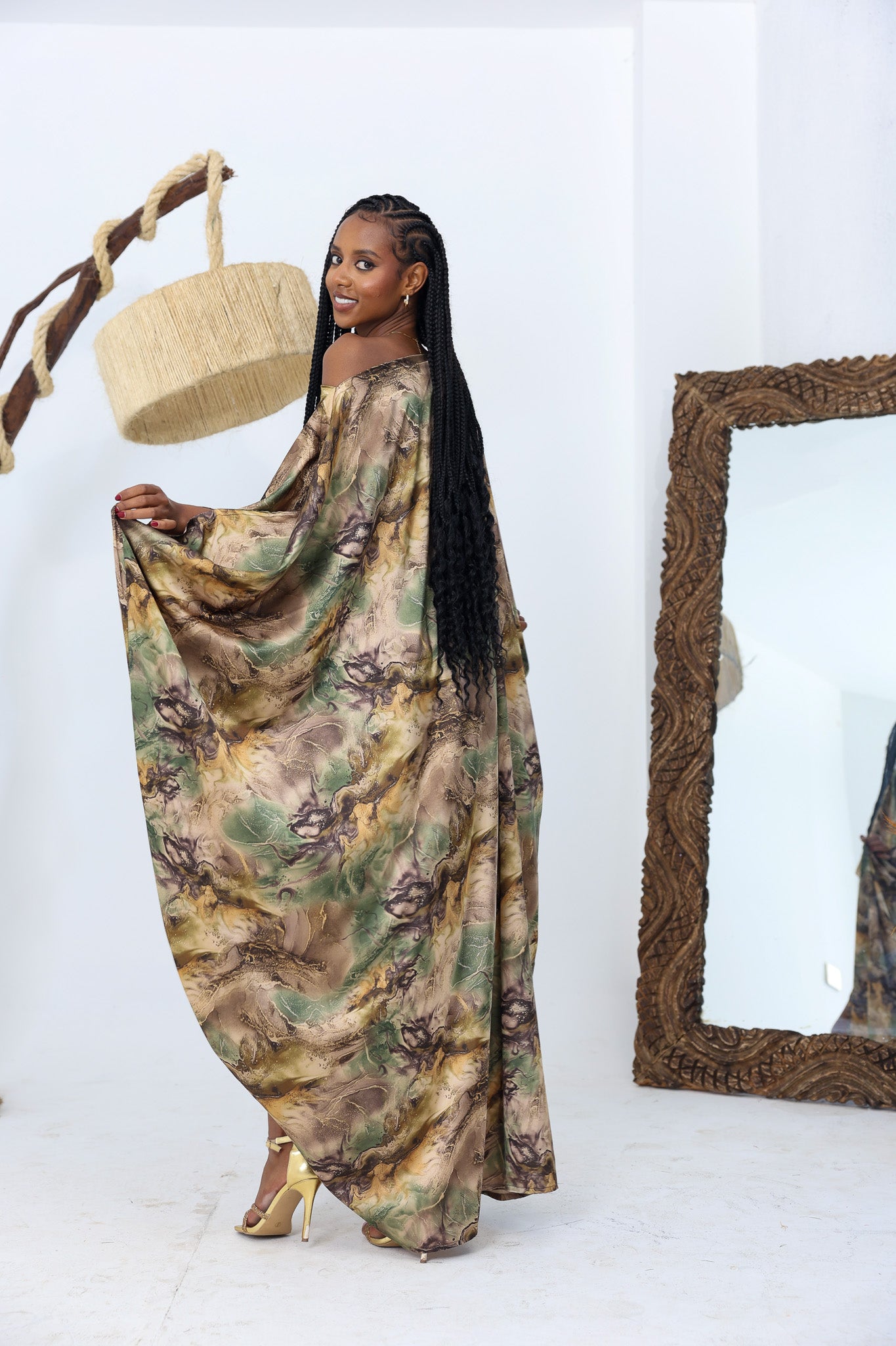Woodland Marble Silk Derac