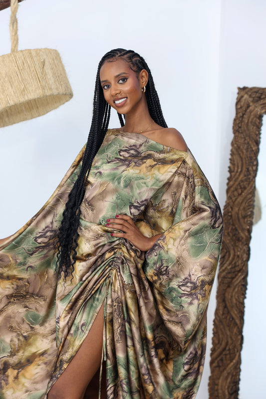 Woodland Marble Silk Derac