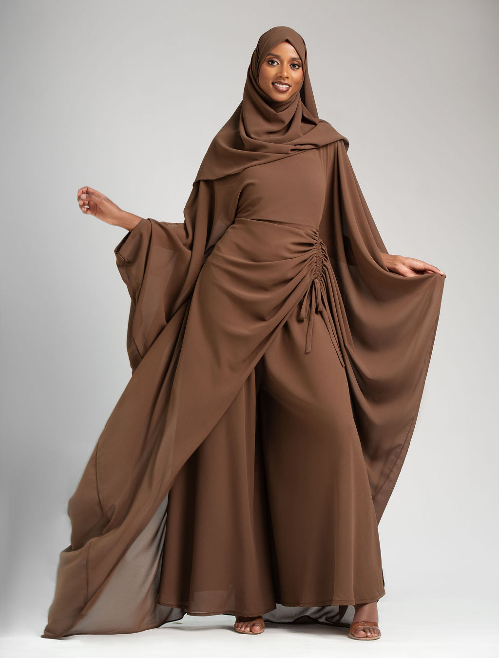 Amani Set- Cocoa Sand (Chiffon)