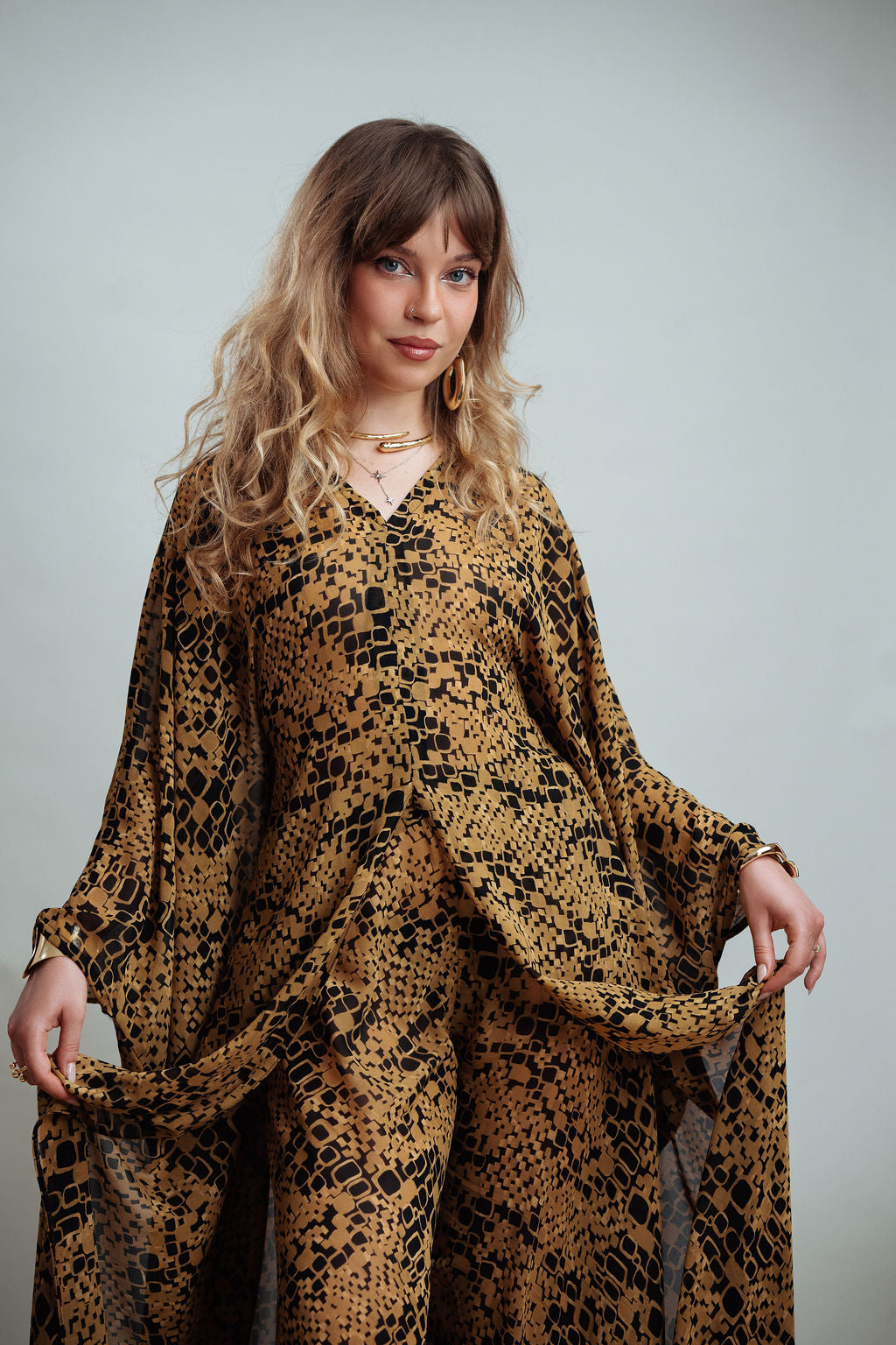 Rayan Set - Sahara Skin (Chiffon)