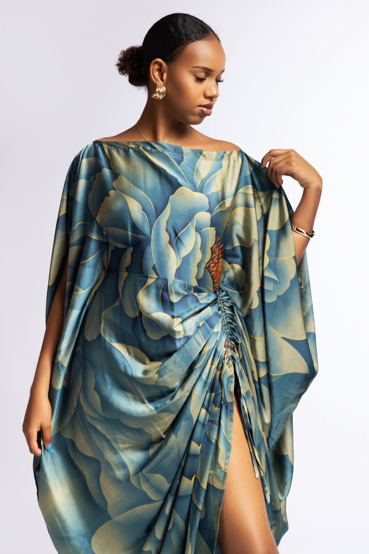 Kiara Derac - Tidepool Bloom ( Silk Satin)
