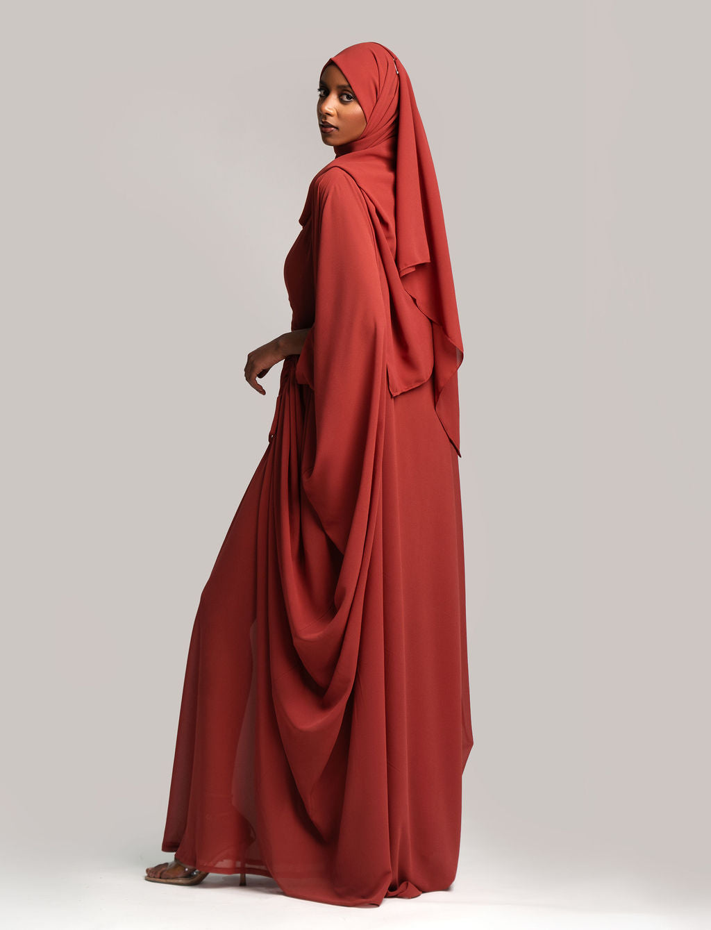 Amani Set - Burnt Sienna (Chiffon)