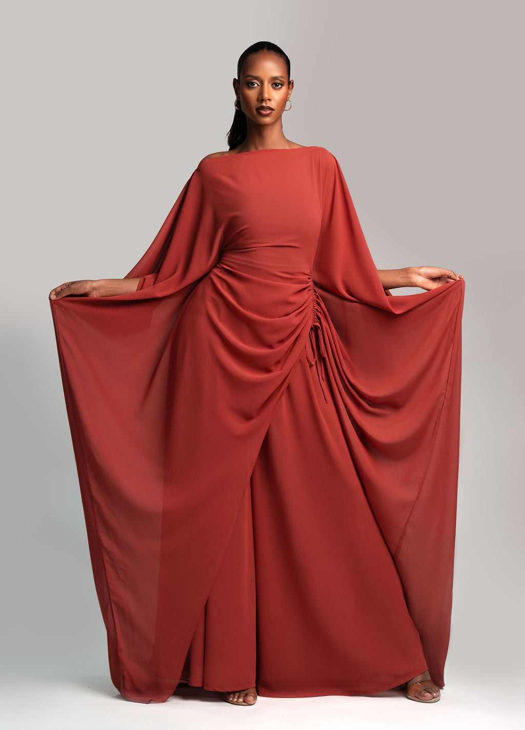 Amani Set - Burnt Sienna (Chiffon)