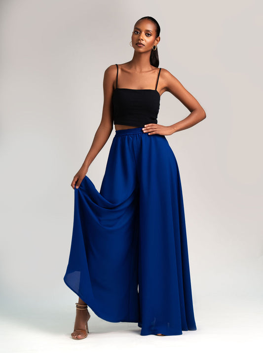 Luna Palazzo - Royal Blue (Chiffon)