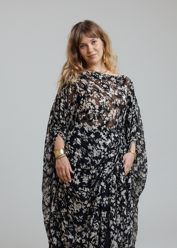 Kiara Set - Forest Smoke (Chiffon)