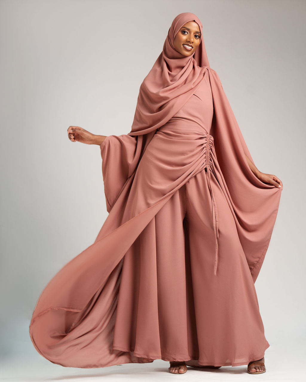 Amani Set- Soft blush (Chiffon)