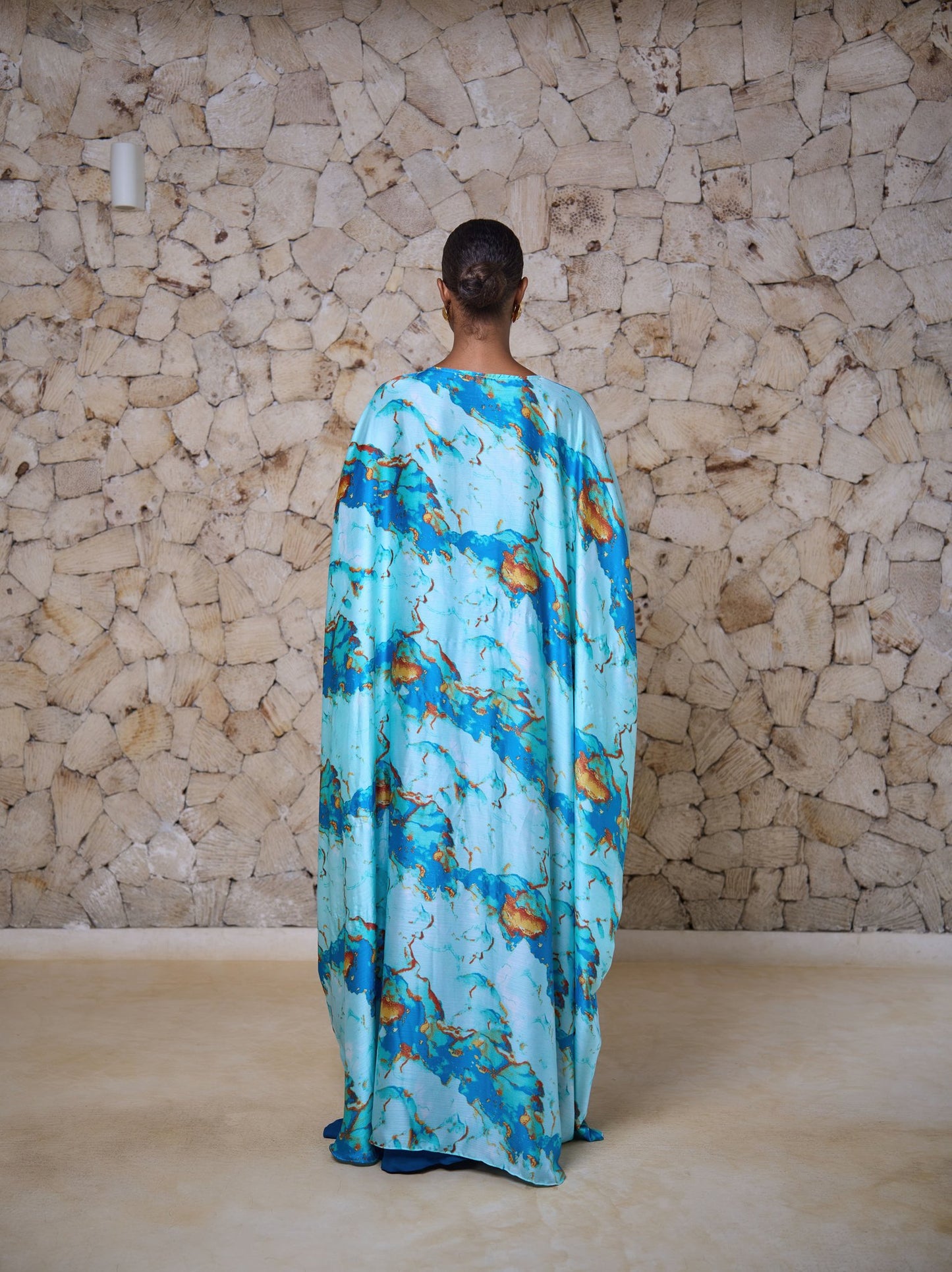 Rayan Set - Bahari Mint (Crepe Satin)