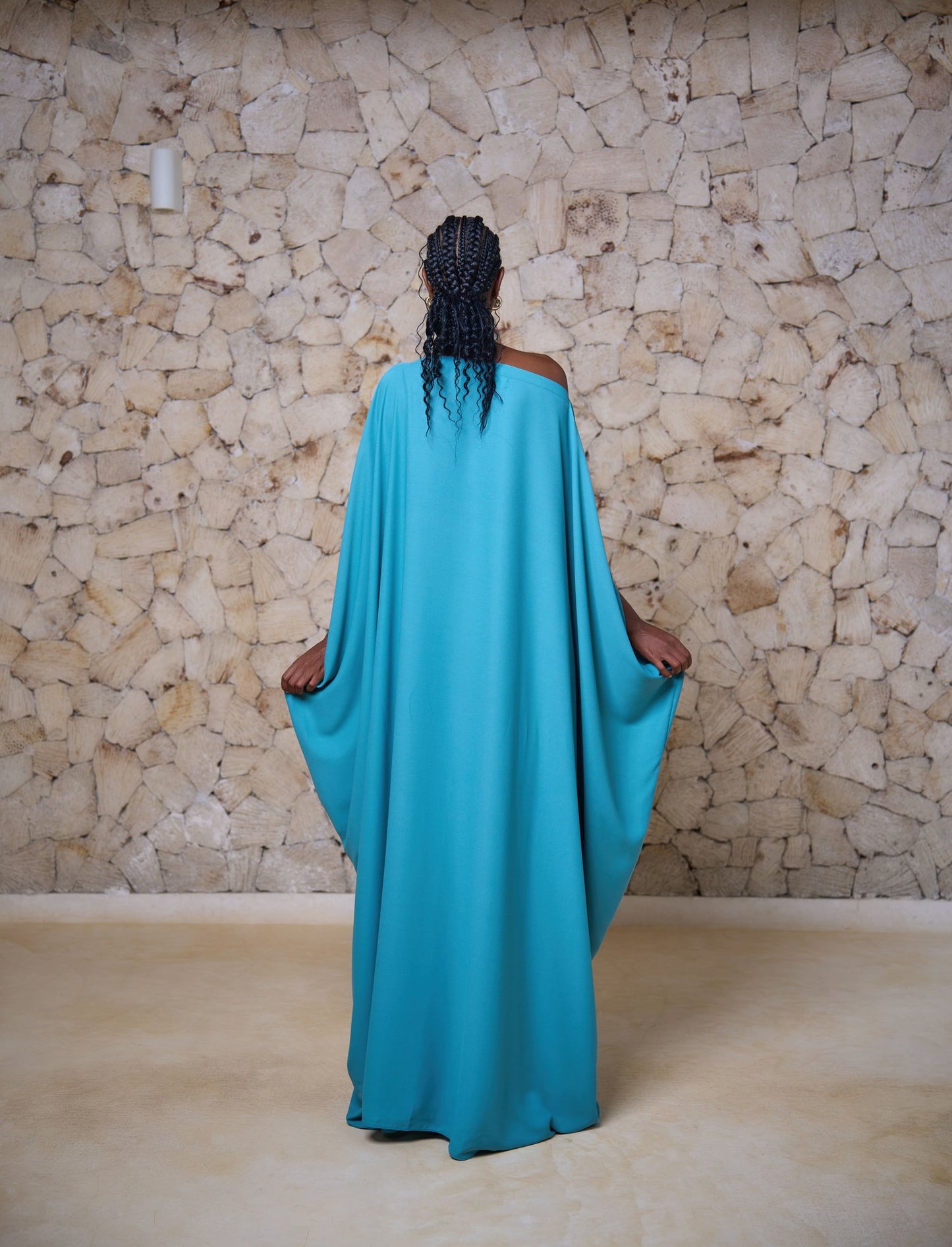 Amani Set - Turqouise Blue (Chiffon)