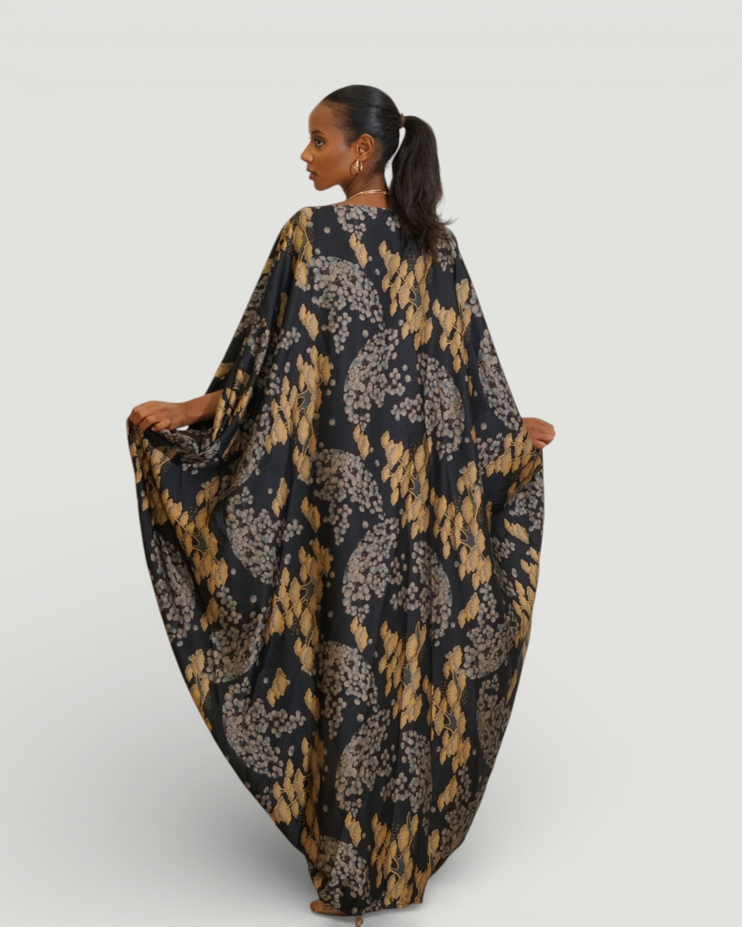 Kiara Derac - Gilded Vine (Silk Satin)