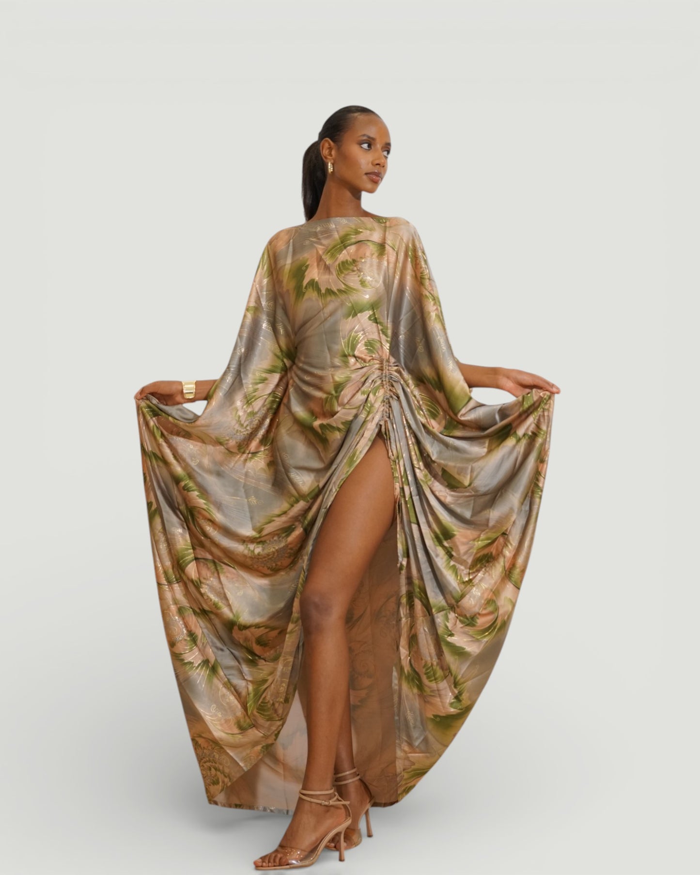Kiara Derac -Desert Sage (Silk satin)