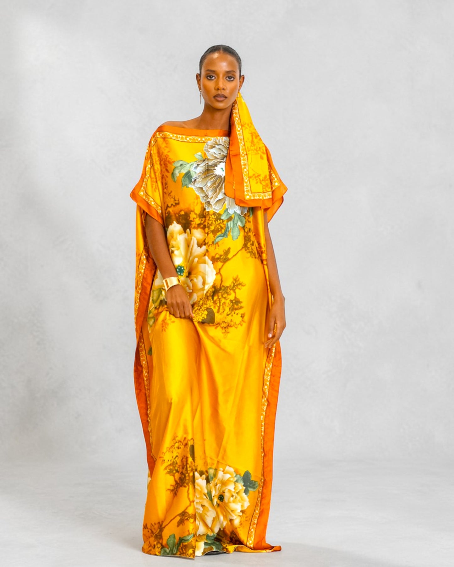 Breeze Derac -Marigold Muse  (Lightweight Satin)