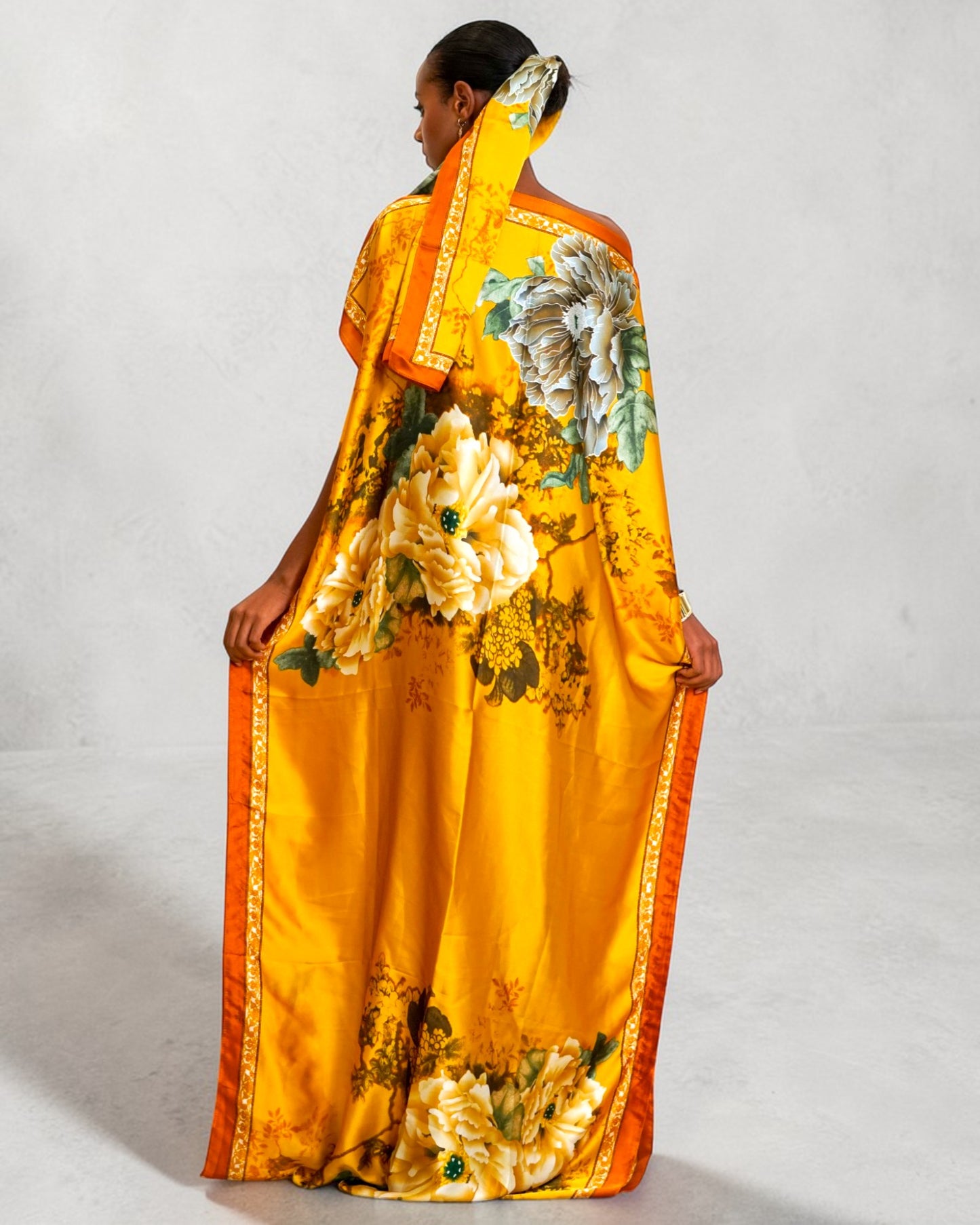 Breeze Derac -Marigold Muse  (Lightweight Satin)