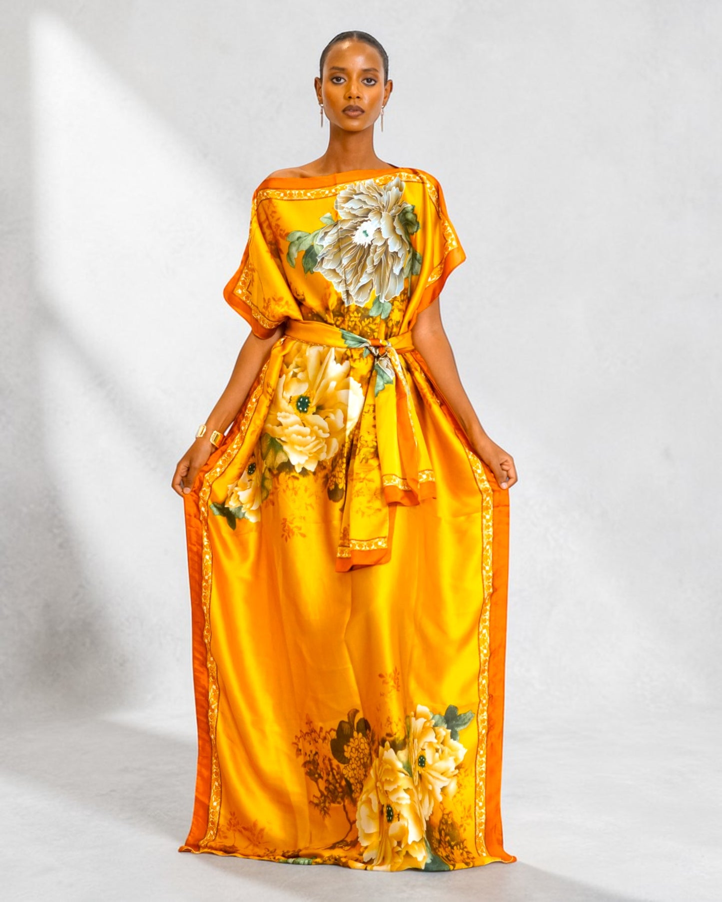 Breeze Derac -Marigold Muse  (Lightweight Satin)