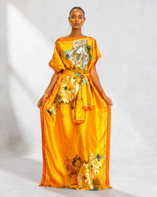 Breeze Derac -Marigold Muse  (Lightweight Satin)