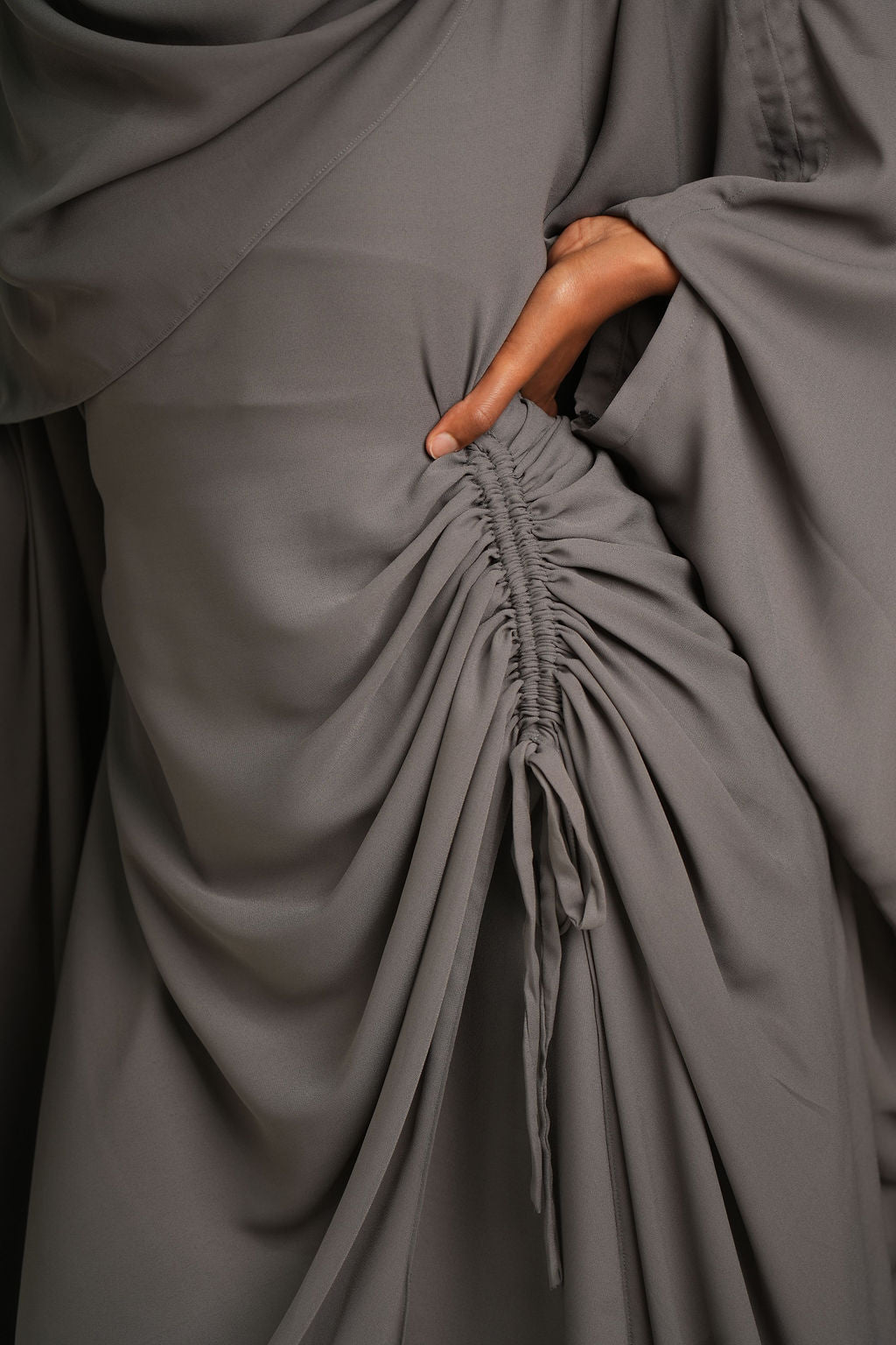 Amani Set- Stone Grey (Chiffon)