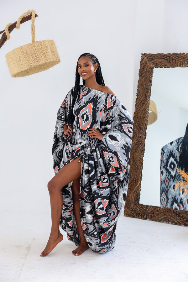 Kiara Derac -Tribal Flame (Silk satin)