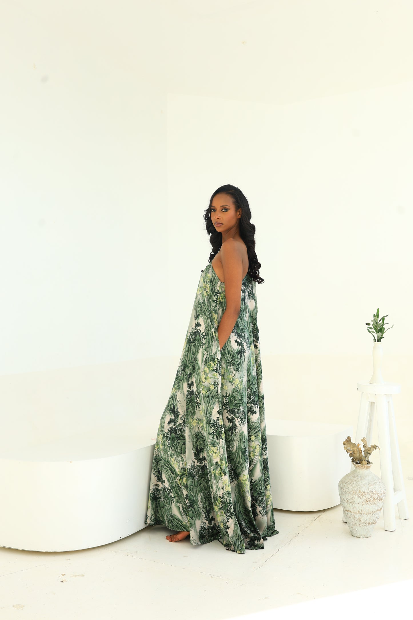 Chartreuse Silk Derac - Amal Design