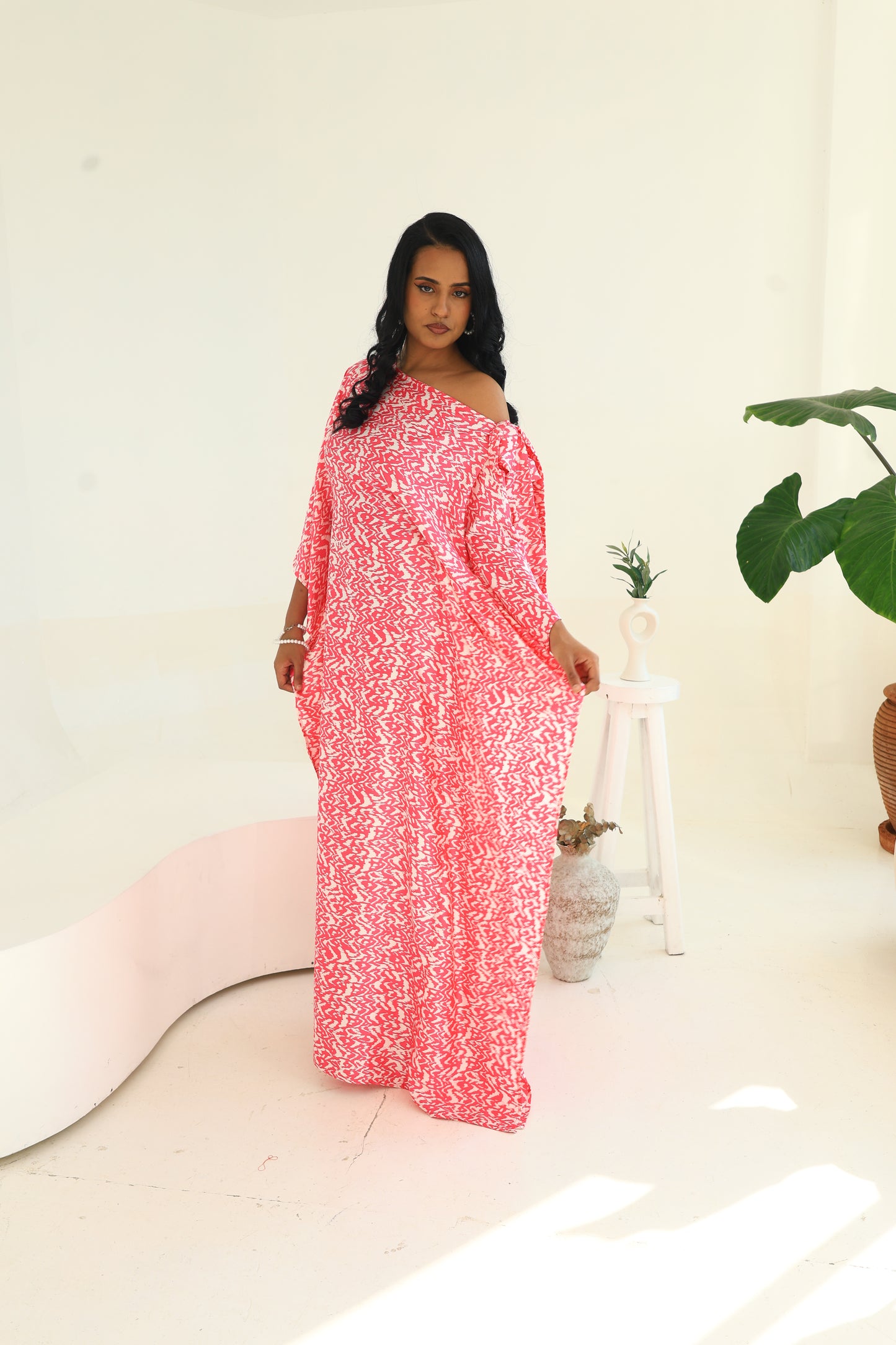 Dalmatian Blush Silk Derac - Bernice Design