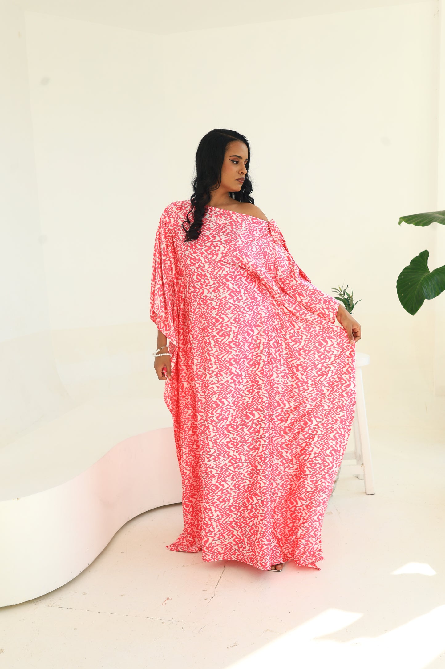 Dalmatian Blush Silk Derac - Bernice Design