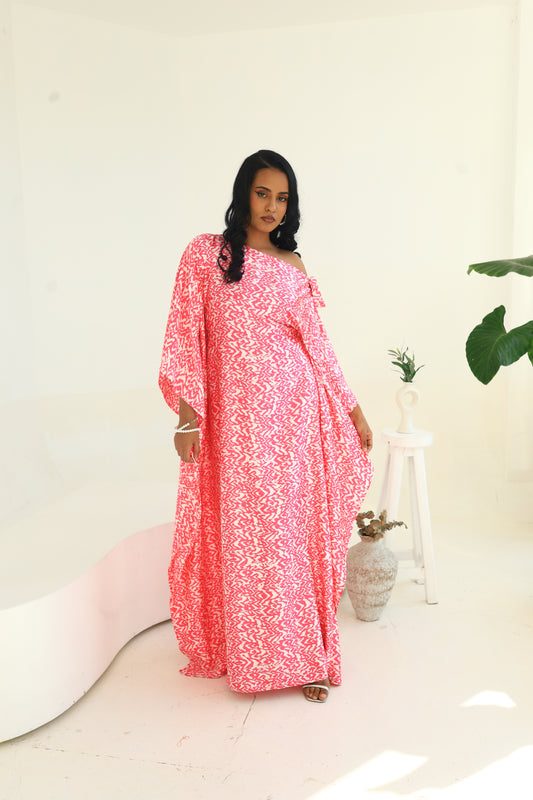 Dalmatian Blush Silk Derac - Bernice Design