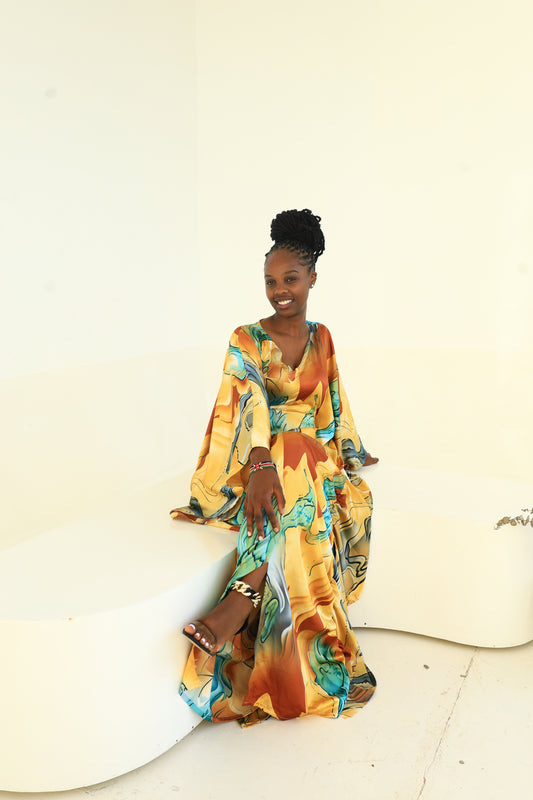 Solar Tide Silk Derac- Ifrah Design