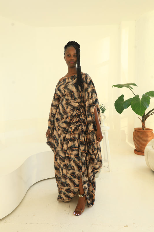 Geode Stripe Silk Derac - Kiara Design