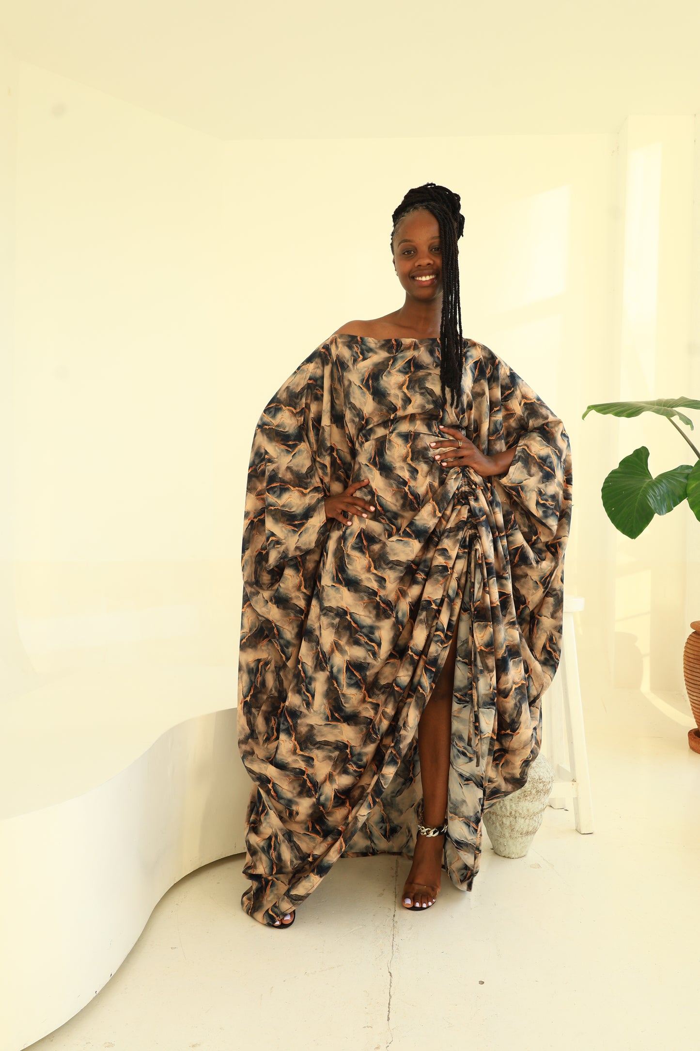 Geode Stripe Silk Derac - Kiara Design