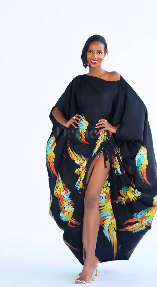 Kiara Derac - Parrot Flame (Silky Satin)