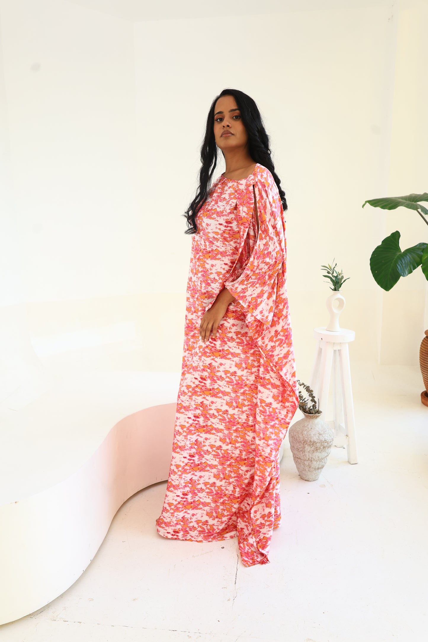 Pink Tide Silk Derac - Bernice Design