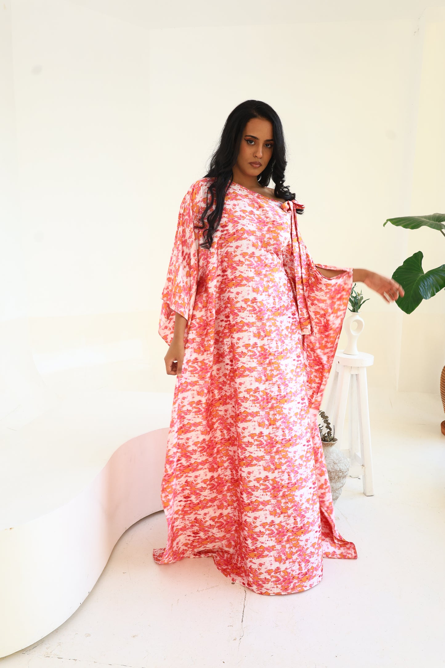 Pink Tide Silk Derac - Bernice Design